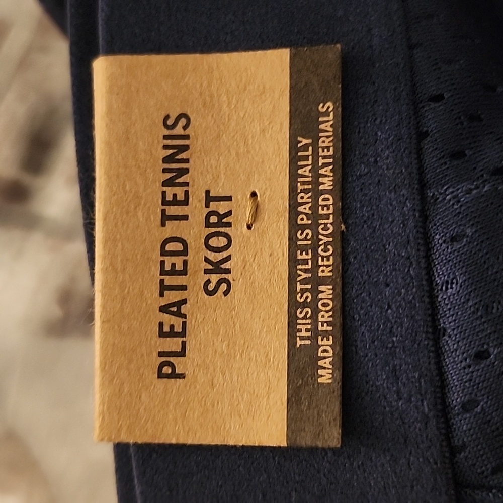 Victoria's Secret Pink Active Pleated Tennis Skort, Navy Blue, Size S - Picture 11 of 16